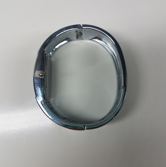 Figaro Couture Silvertone Rhinestone Watch - Picture 3 of 8